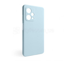 Чохол Full Silicone Case для Xiaomi Redmi Note 12 Pro 5G light blue (05) (без логотипу)