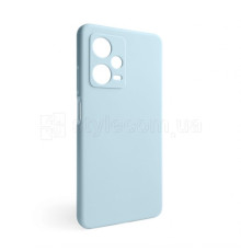 Чохол Full Silicone Case для Xiaomi Redmi Note 12 Pro 5G light blue (05) (без логотипу)