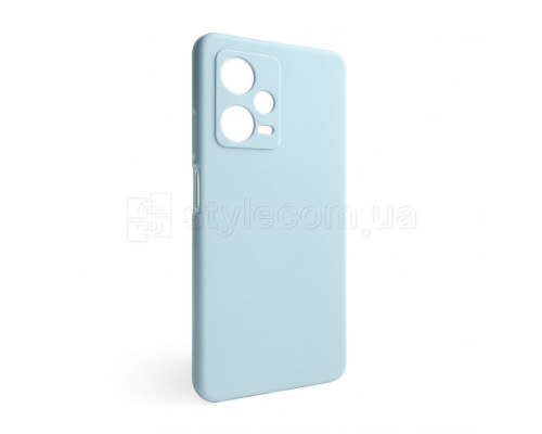 Чохол Full Silicone Case для Xiaomi Redmi Note 12 Pro 5G light blue (05) (без логотипу)