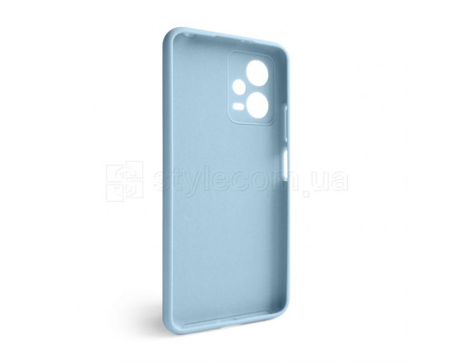 Чохол Full Silicone Case для Xiaomi Redmi Note 12 5G light blue (05) (без логотипу)