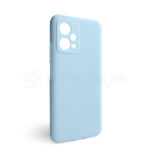 Чохол Full Silicone Case для Xiaomi Redmi Note 12 5G light blue (05) (без логотипу)