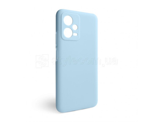 Чохол Full Silicone Case для Xiaomi Redmi Note 12 5G light blue (05) (без логотипу)