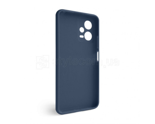 Чохол Full Silicone Case для Xiaomi Redmi Note 12 5G dark blue (08) (без логотипу)