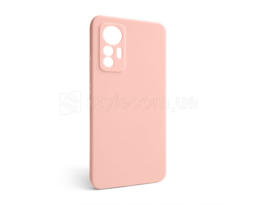 Чохол Full Silicone Case для Xiaomi Redmi 12 Lite light pink (12) (без логотипу) TPS-2710000274384