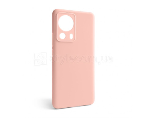 Чохол Full Silicone Case для Xiaomi Redmi 13 Lite light pink (12) (без логотипу) TPS-2710000274483