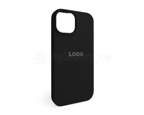 Чохол Full Silicone Case для Apple iPhone 15 black (18)