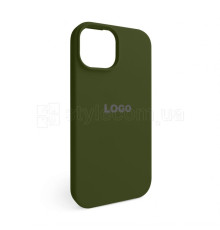Чохол Full Silicone Case для Apple iPhone 15 army green (45) TPS-2710000274841 2710000274841