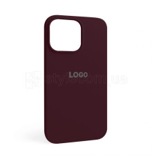 Чохол Full Silicone Case для Apple iPhone 15 Pro Max maroon (42)