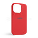 Чохол Full Silicone Case для Apple iPhone 15 Pro red (14)