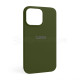 Чохол Full Silicone Case для Apple iPhone 15 Pro Max army green (45)