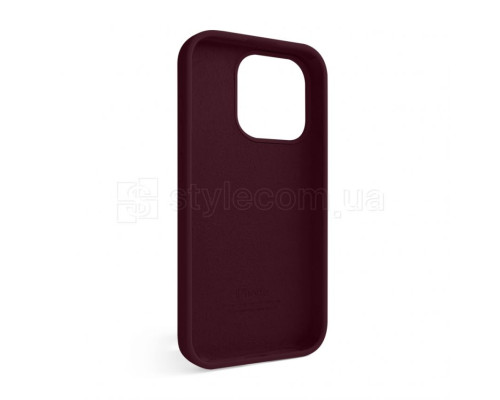 Чохол Full Silicone Case для Apple iPhone 15 Pro maroon (42)