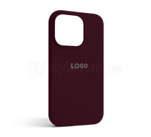 Чохол Full Silicone Case для Apple iPhone 15 Pro maroon (42)