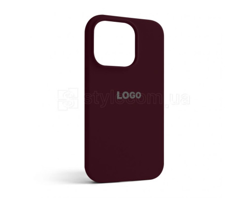 Чохол Full Silicone Case для Apple iPhone 15 Pro maroon (42)