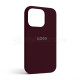 Чохол Full Silicone Case для Apple iPhone 15 Pro maroon (42)