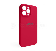 Чохол Full Silicone Case для Apple iPhone 14 Pro Max rose red (37) закрита камера