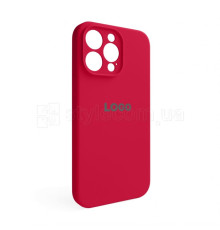 Чохол Full Silicone Case для Apple iPhone 14 Pro Max rose red (37) закрита камера