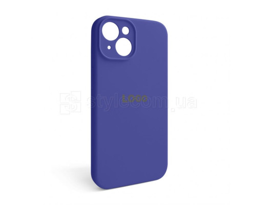 Чохол Full Silicone Case для Apple iPhone 14 purple (34) закрита камера