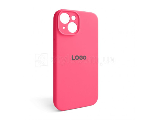 Чохол Full Silicone Case для Apple iPhone 14 shiny pink (38) закрита камера