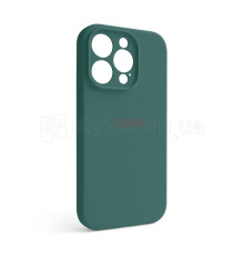 Чохол Full Silicone Case для Apple iPhone 14 Pro pine green (55) закрита камера