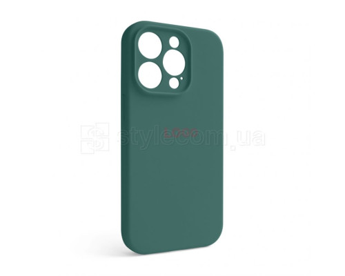 Чохол Full Silicone Case для Apple iPhone 14 Pro pine green (55) закрита камера