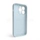 Чохол Full Silicone Case для Apple iPhone 14 Pro sky blue (58) закрита камера TPS-2710000275749 2710000275749