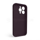 Чохол Full Silicone Case для Apple iPhone 14 Pro elderberry (69) закрита камера