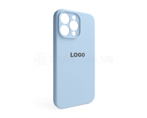 Чохол Full Silicone Case для Apple iPhone 14 Pro Max light blue (05) закрита камера