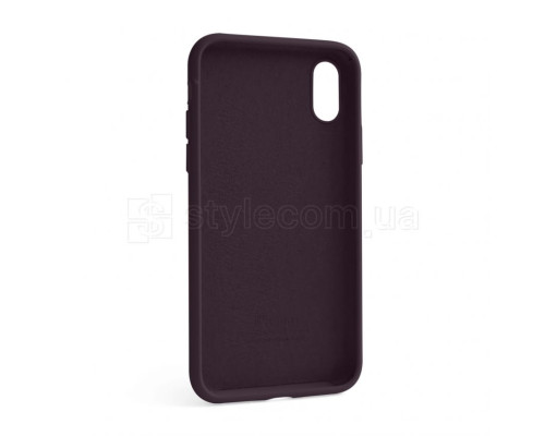 Чохол Full Silicone Case для Apple iPhone X elderberry (69) TPS-2710000275923