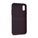 Чохол Full Silicone Case для Apple iPhone X elderberry (69) TPS-2710000275923