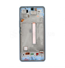 LCD Samsung A53 5G/A536 (2022) + touchscreen with frame blue Service Original (PN:GH82-28024C, GH82-28025C) TPS-2710000277552