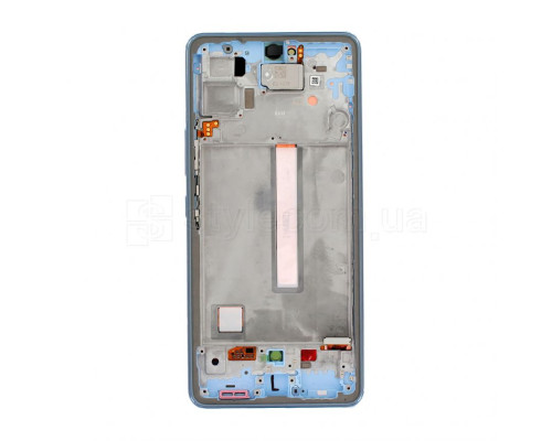 LCD Samsung A53 5G/A536 (2022) + touchscreen with frame blue Service Original (PN:GH82-28024C, GH82-28025C) TPS-2710000277552