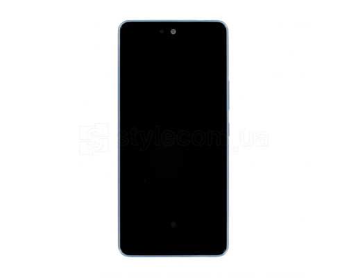 LCD Samsung A53 5G/A536 (2022) + touchscreen with frame blue Service Original (PN:GH82-28024C, GH82-28025C) TPS-2710000277552