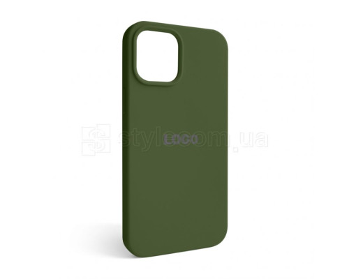 Чохол Full Silicone Case для Apple iPhone 12 Pro Max army green (45) TPS-2710000215912