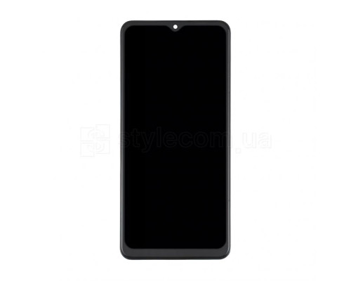 Дисплей (LCD) для Samsung Galaxy A02/A022 (2021) rev.01 з тачскріном та рамкою black (IPS) Original Quality TPS-2710000278054