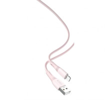 Кабель USB XO NB225 Lightning pink