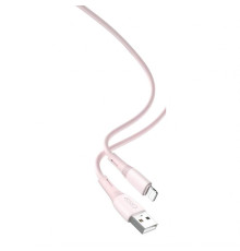 Кабель USB XO NB225 Lightning pink