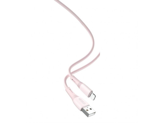 Кабель USB XO NB225 Lightning pink