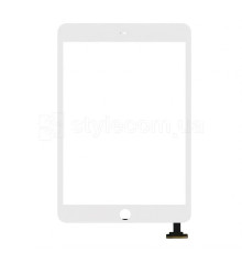 Тачскрін (сенсор) для Apple iPad Mini 3 (A1599, A1600, A1601) з мікросхемою white High Quality TPS-2710000278825