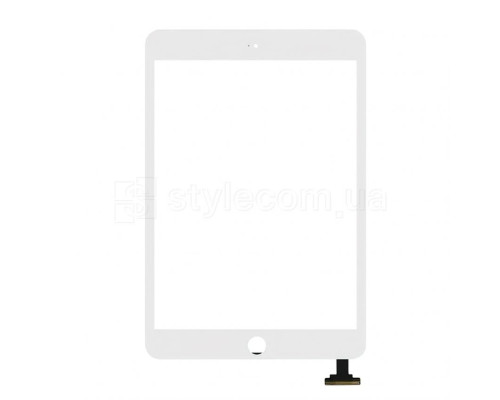 Тачскрін (сенсор) для Apple iPad Mini 3 (A1599, A1600, A1601) з мікросхемою white High Quality TPS-2710000278825