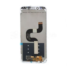 Дисплей (LCD) для Xiaomi Mi A2, Mi 6X з тачскріном та рамкою white Original Quality TPS-2710000279198