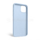 Чохол Full Silicone Case для Apple iPhone 12, 12 Pro sky blue (58) TPS-2710000279976