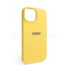 Чохол Full Silicone Case для Apple iPhone 15 yellow (04)