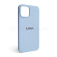 Чохол Full Silicone Case для Apple iPhone 12 Pro Max light blue (05) TPS-2710000215998