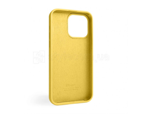 Чохол Full Silicone Case для Apple iPhone 15 Pro Max yellow (04)