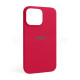 Чохол Full Silicone Case для Apple iPhone 15 Pro Max rose red (37)