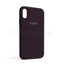 Чохол Full Silicone Case для Apple iPhone Xr elderberry (69) TPS-2710000281009 2710000281009