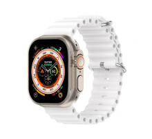 Ремінець для Apple Watch Ultra Ocean Band силіконовий 38/40/41мм L white / білий (2) TPS-2710000281375