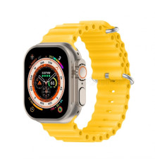 Ремінець для Apple Watch Ultra Ocean Band силіконовий 42/44/45/49 L yellow / жовтий (3) TPS-2710000281634