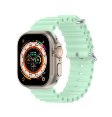 Ремінець для Apple Watch Ultra Ocean Band силіконовий 42/44/45/49 L pistachio / салатовий (10)