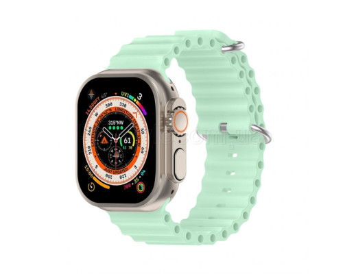 Ремінець для Apple Watch Ultra Ocean Band силіконовий 42/44/45/49 L pistachio / салатовий (10) TPS-2710000281696